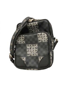 Louis Vuitton Shoulder Bag Damier Graphite Christopher Nemes Amazon Black